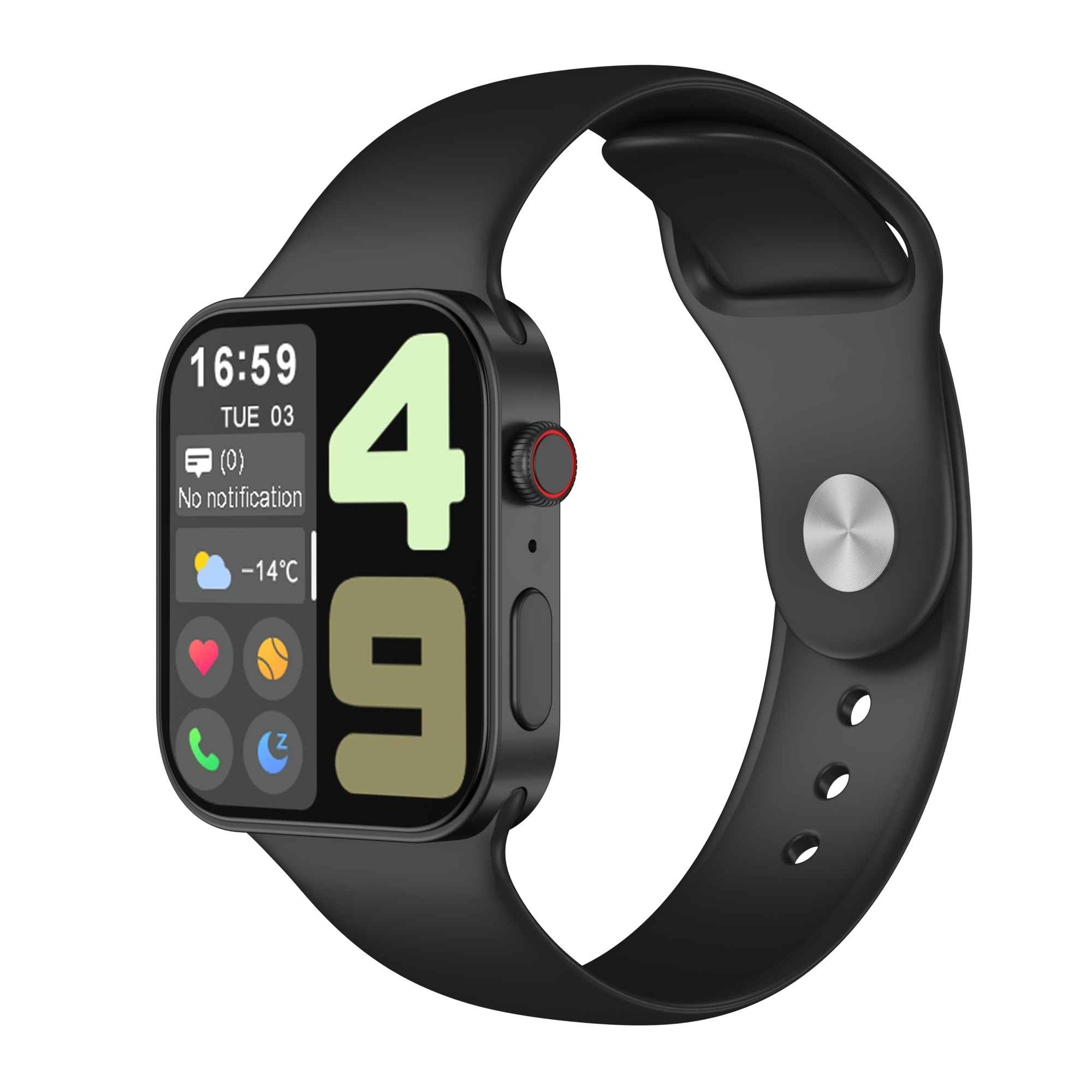 No. 01 Pro smart watch ( Black , Blue )